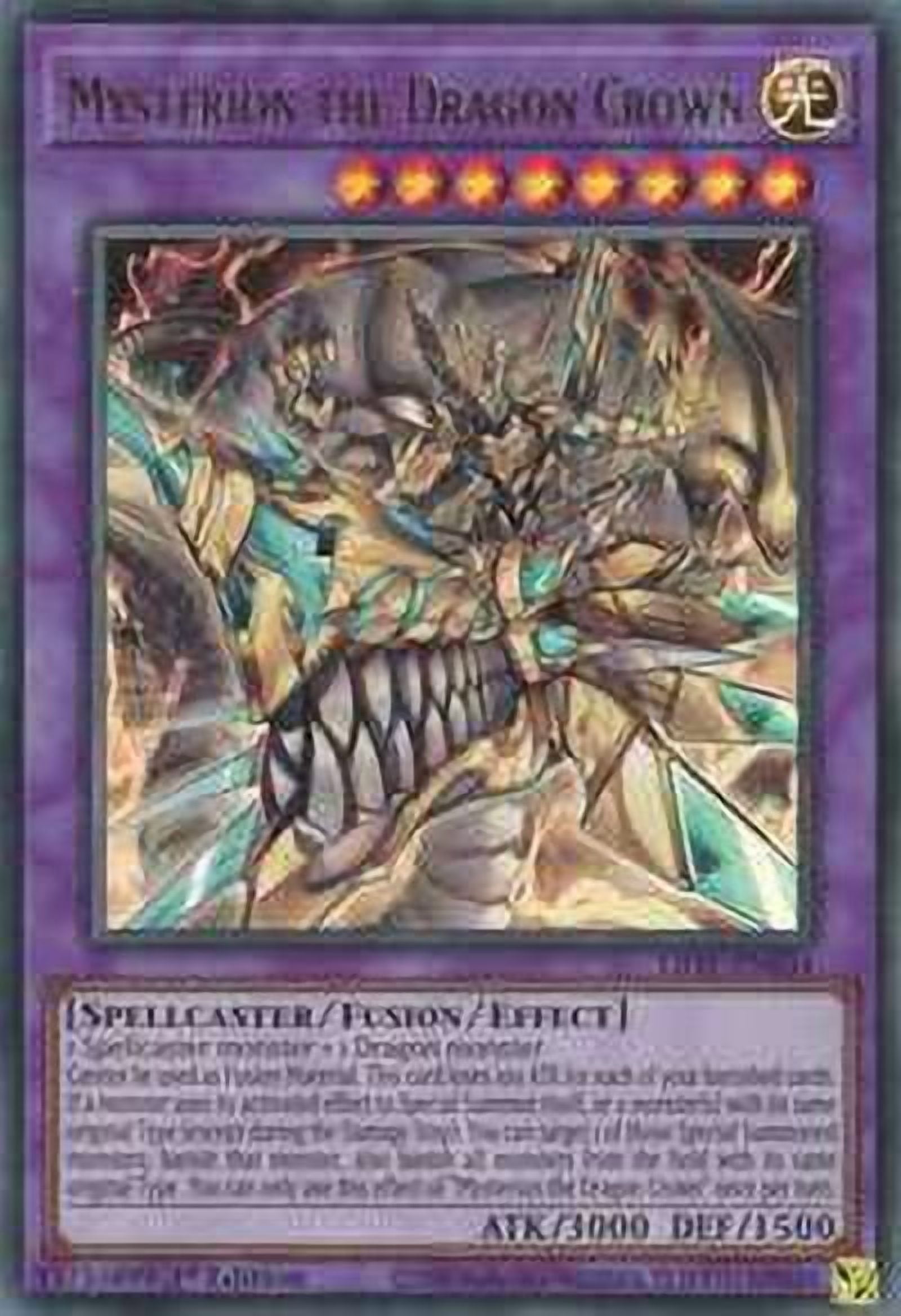 YuGiOh Lightning Overdrive Ultra Rare Mysterion the Dragon Crown LIOV-EN034  - Walmart.com