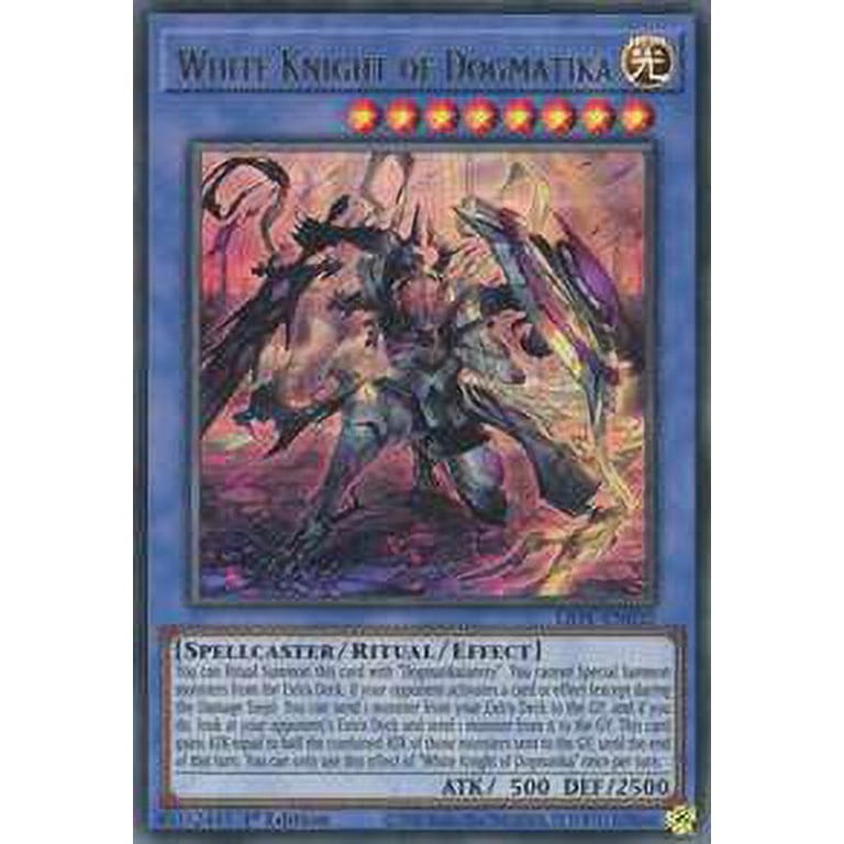 YuGiOh Lightning Overdrive Ultra Rare White Knight of Dogmatika LIOV-EN032  - Walmart.com