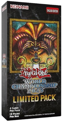 YuGiOh 2025 World Championship Limited Booster Box (10 Packs