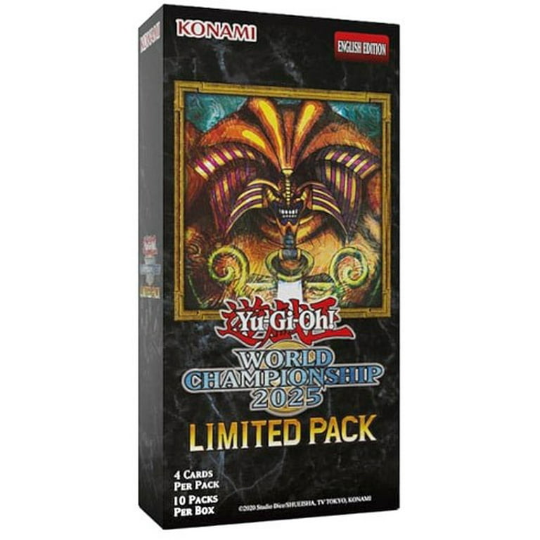 YuGiOh 2025 World Championship Limited Booster Box (10 Packs