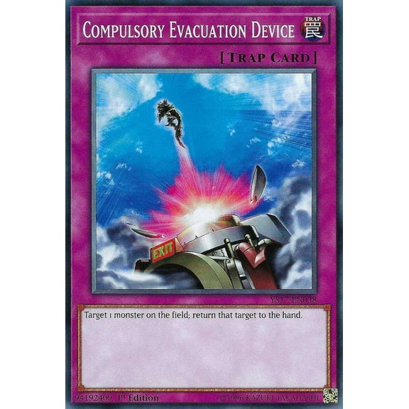 YuGiOh Link Strike Compulsory Evacuation Device YS17-EN038