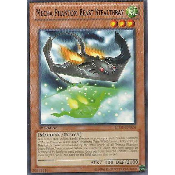 YuGiOh Lord of the Tachyon Galaxy Common Mecha Phantom Beast Stealthray LTGY-EN024