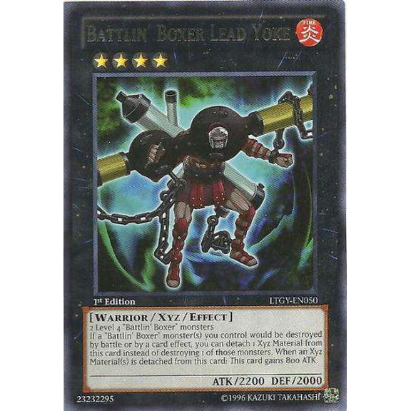 YuGiOh Lord of the Tachyon Galaxy Rare Battlin' Boxer Lead Yoke LTGY-EN050