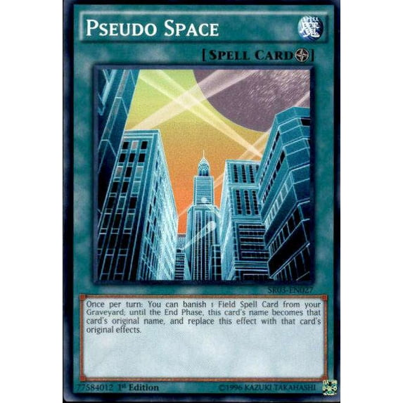 YuGiOh Machine Reactor Structure Deck Common Pseudo Space SR03-EN027