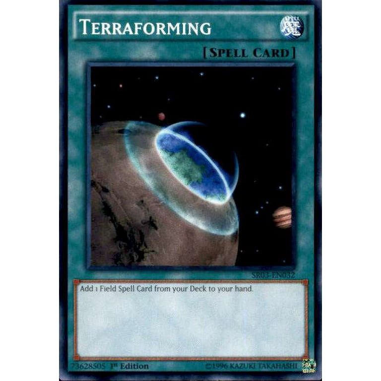 YuGiOh Machine Reactor Structure Deck Common Terraforming SR03-EN032 -  Walmart.com