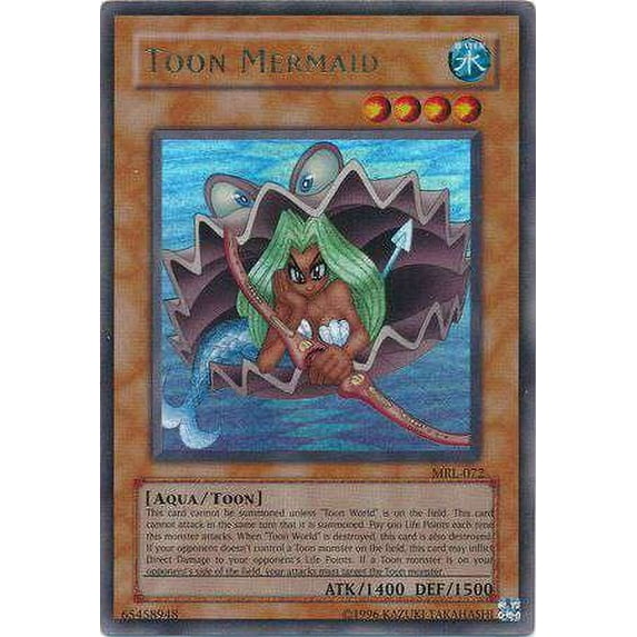 YuGiOh Magic Ruler Ultra Rare Toon Mermaid MRL-072
