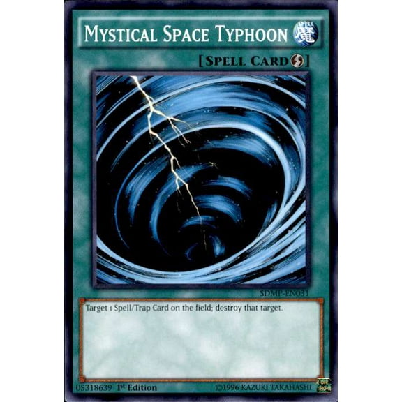YuGiOh Master of Pendulum Structure Deck Common Mystical Space Typhoon SDMP-EN031