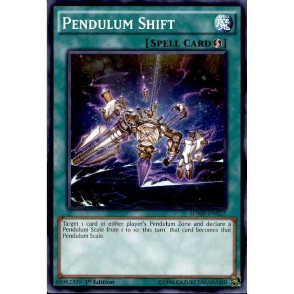 YuGiOh Master of Pendulum Structure Deck Common Pendulum Shift SDMP-EN027