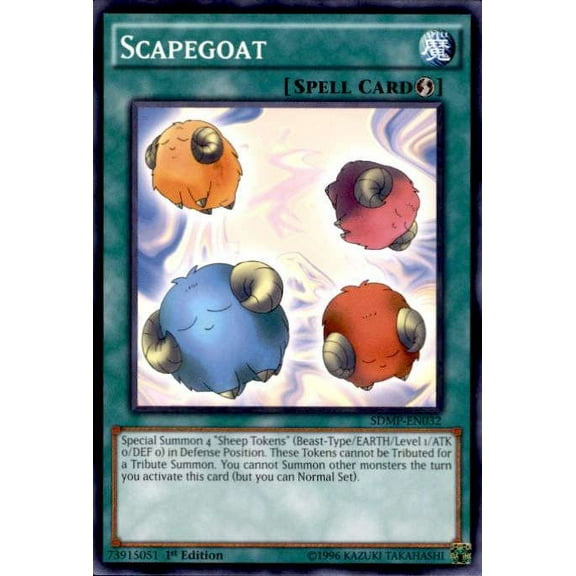 YuGiOh Master of Pendulum Structure Deck Common Scapegoat SDMP-EN032