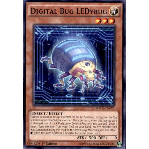 YuGiOh Maximum Cris Digital Bug LEDybug MACR-EN029