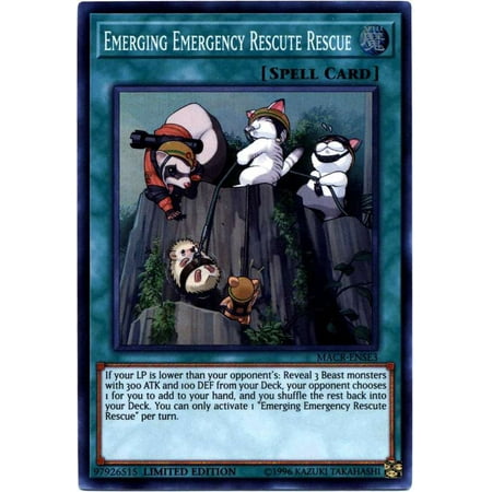 YuGiOh Maximum Cris Emerging Emergency Rescute Rescue MACR-ENSE3