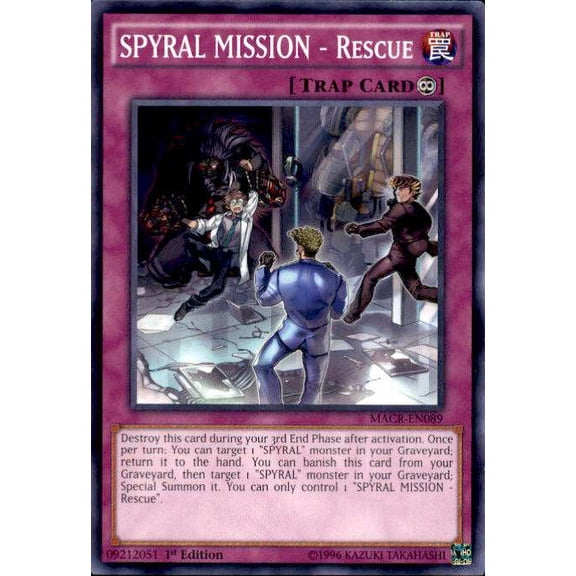 YuGiOh Maximum Cris SPYRAL MISSION - Rescue MACR-EN089