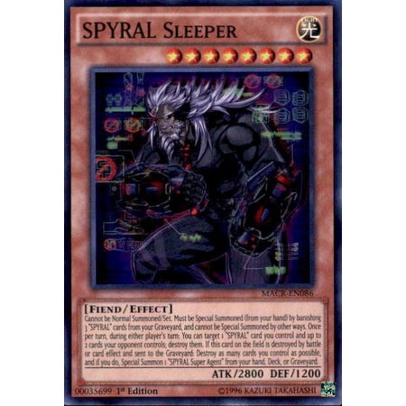 YuGiOh Maximum Cris SPYRAL Sleeper MACR-EN086