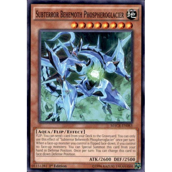 YuGiOh Maximum Cris Subterror Behemoth Phospheroglacier MACR-EN083