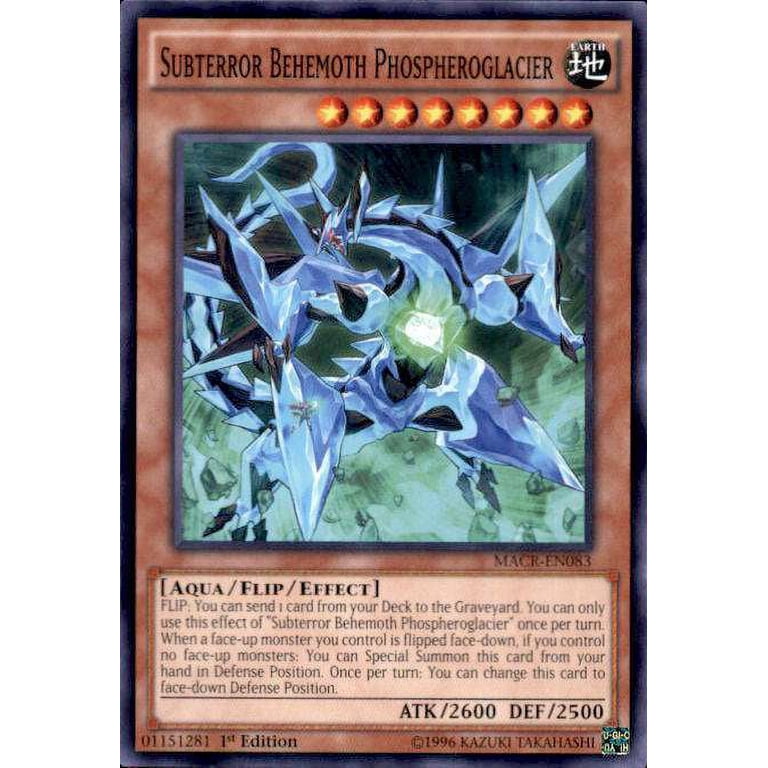 YuGiOh Maximum Cris Subterror Behemoth Phospheroglacier MACR-EN083 -  Walmart.com