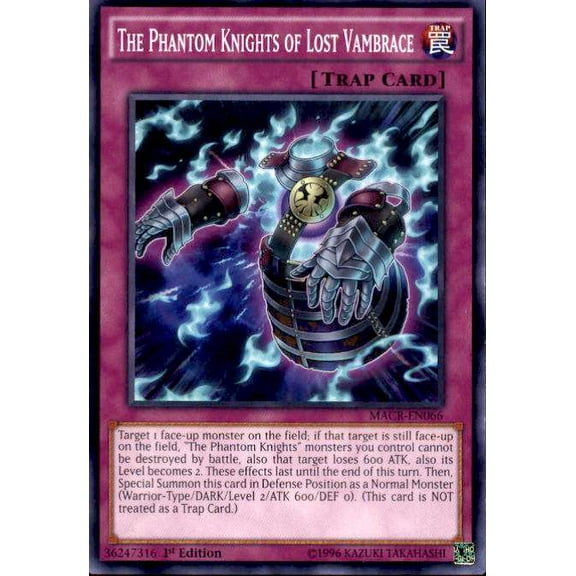YuGiOh Maximum Cris The Phantom Knights of Lost Vambrace MACR-EN066