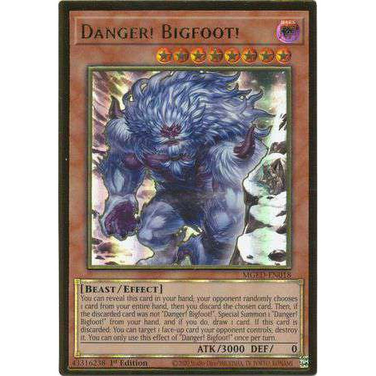 Danger! Bigfoot! (Alternate Art) - MGED-EN018 - Premium Gold Rare