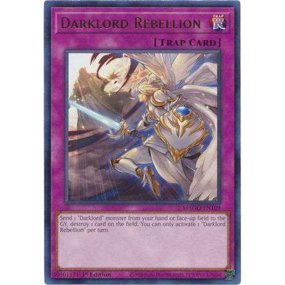 YuGiOh Maximum Gold Rare Darklord Rebellion MAGO-EN109