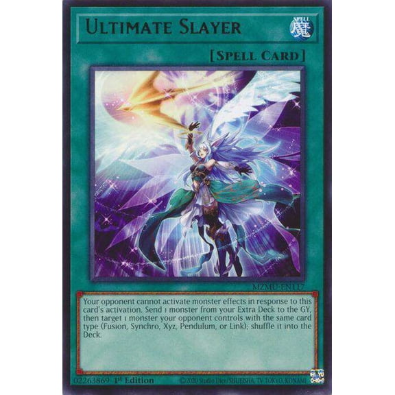 YuGiOh Maze of Muertos Rare Ultimate Slayer MZMU-EN117