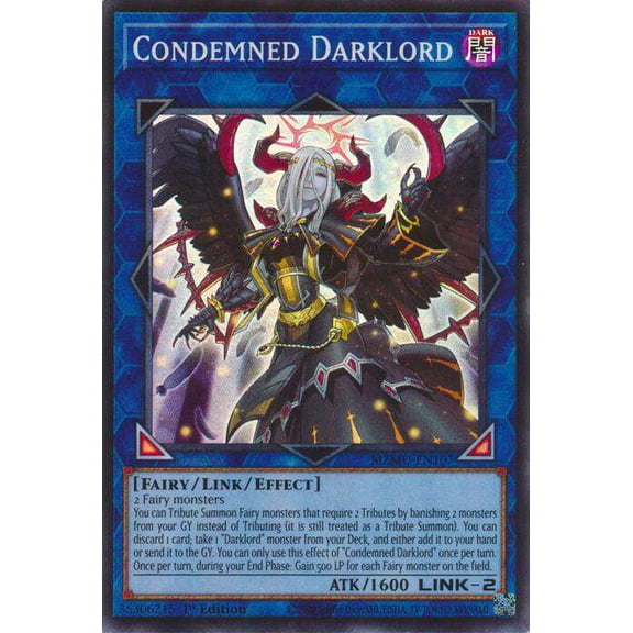 YuGiOh Maze of Muertos Super Rare Condemned Darklord MZMU-EN107