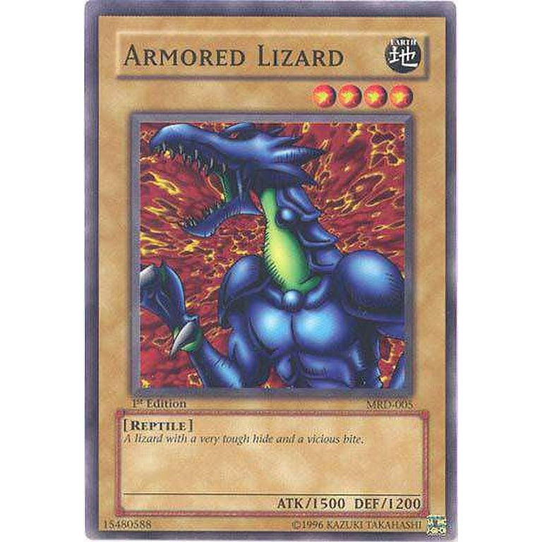 YuGiOh Metal Raiders Common Armored Lizard MRD-005 - Walmart.com