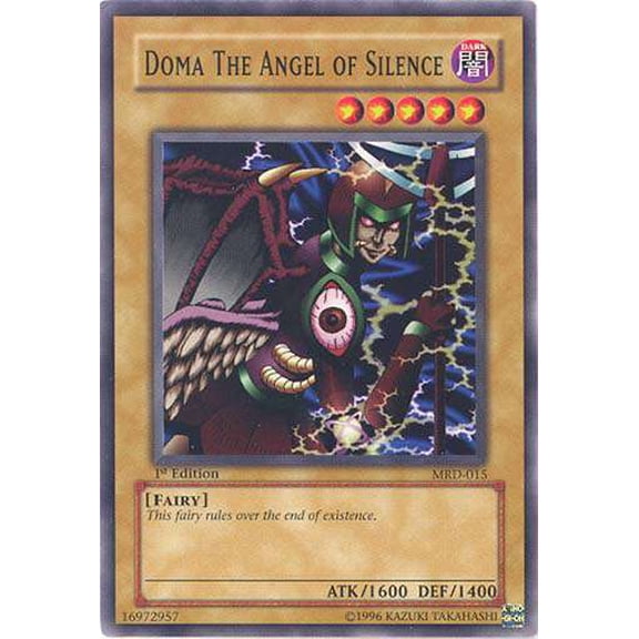 YuGiOh Metal Raiders Common Doma The Angel of Silence MRD-015 (1st Edition)