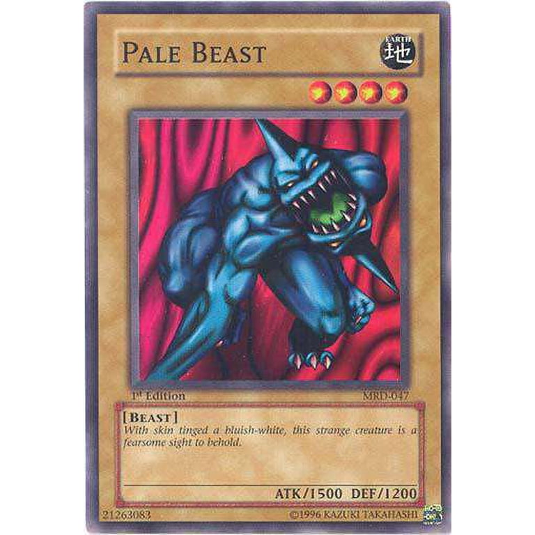 YuGiOh Metal Raiders Common Pale Beast MRD-047 - Walmart.com