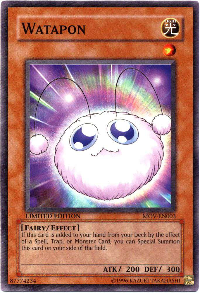 YuGiOh Movie Promo Cards Common Watapon MOV-EN003