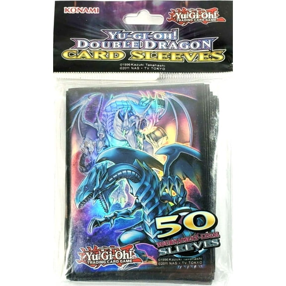 YuGiOh Official Sleeves Double Dragon Card Sleeves [50 ct]