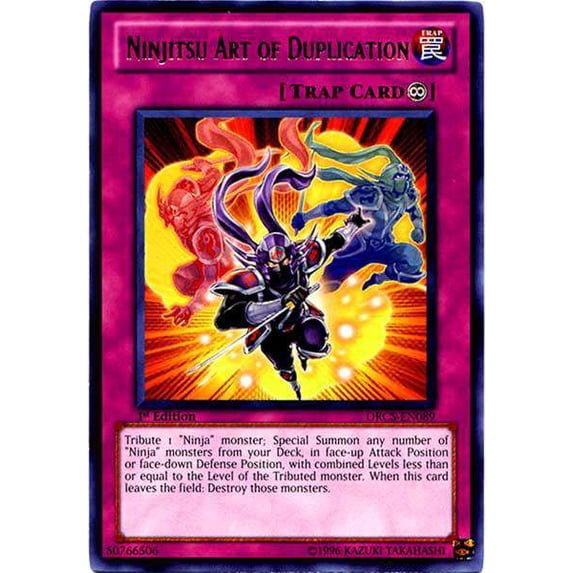 YuGiOh Order of Chaos Rare Ninjitsu Art of Duplication ORCS-EN089
