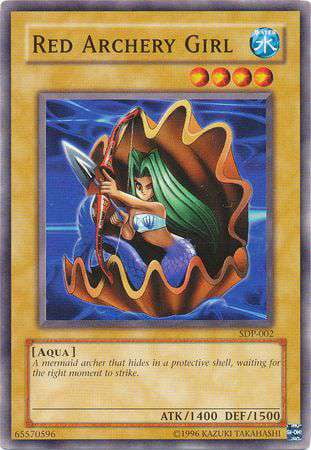 YuGiOh Pegasus Starter Deck Red Archery Girl SDP-002 - Walmart.com