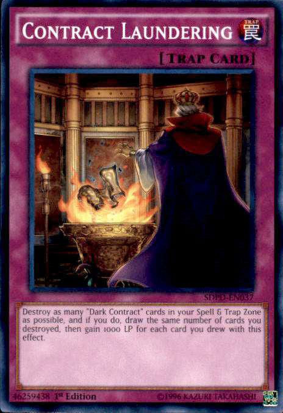 YuGiOh Pendulum Domination Structure Deck Common Contract Laundering  SDPD-EN037 - Walmart.com