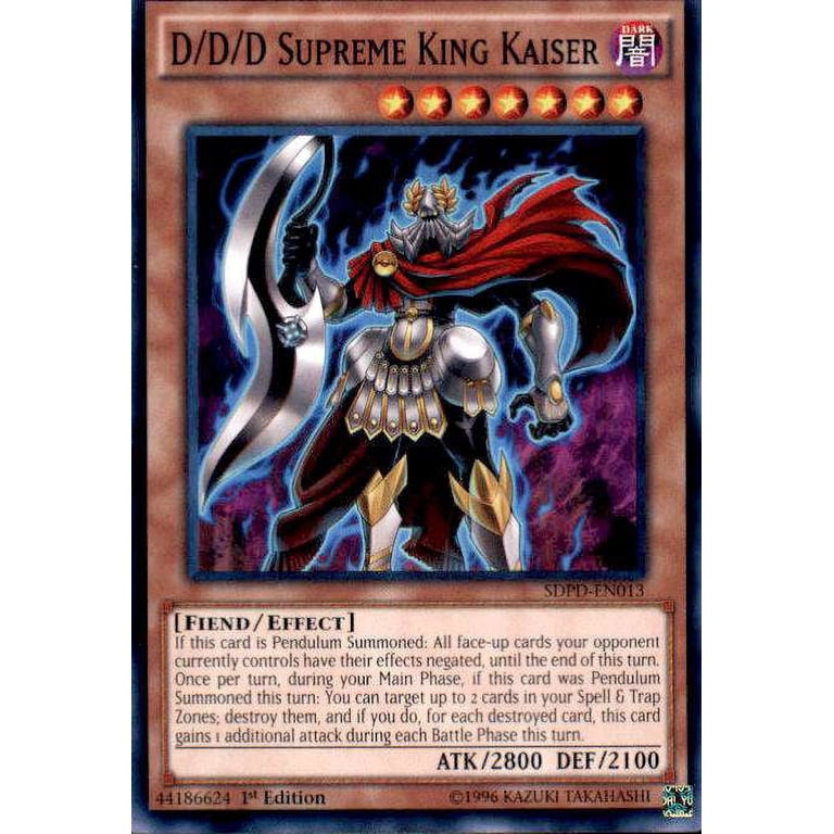 yugioh gx supreme king deck Pendulum Domination Structure Common D/D/D Kaiser SDPD-EN013 Yugioh Supreme King Pendulum Deck
