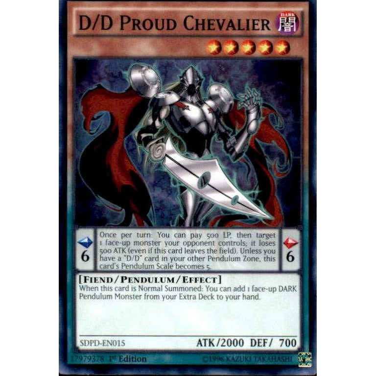 YuGiOh Pendulum Domination Structure Deck Common D/D Proud Chevalier  SDPD-EN015