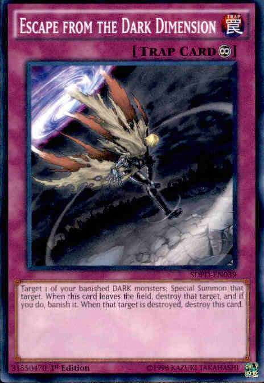 dark dimension yugioh cards Amazon.com: YU-GI-OH! - Escape from The Dark Dimension (DESO-EN045) -  Destiny Soldiers - 1st Edition