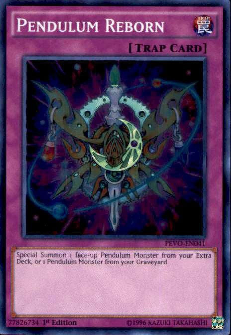 YuGiOh Pendulum Evolution Super Rare Pendulum Reborn PEVOEN041