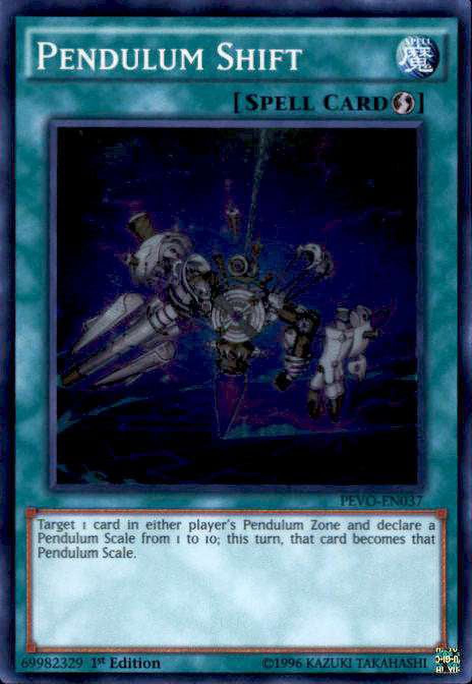 YuGiOh Pendulum Shift 1st Edition Quick-Play Spell Card