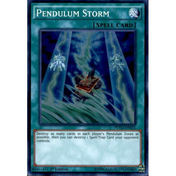 YuGiOh Pendulum Evolution Super Rare Pendulum Storm PEVO-EN035