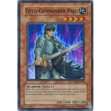 YuGiOh Phantom Darkness Super Rare Field-Commander Rahz PTDN-EN030