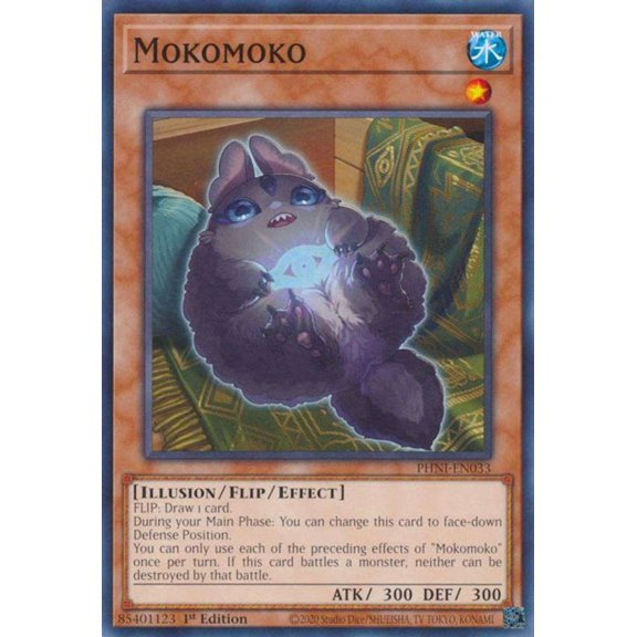 YuGiOh Phantom Nightmare Common Mokomoko PHNI-EN033