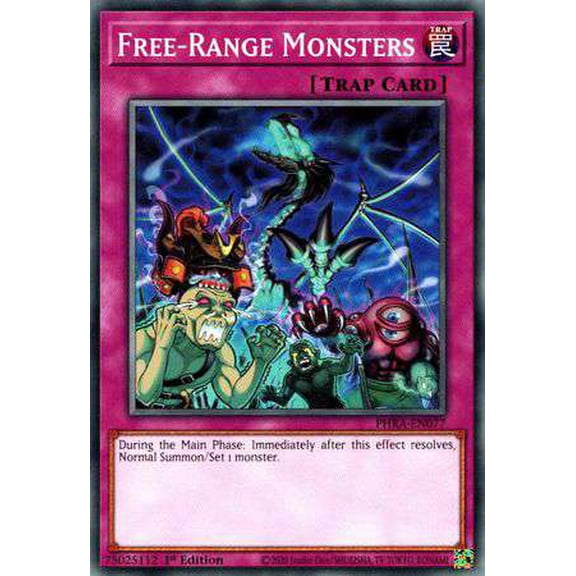YuGiOh Phantom Rage Common Free-Range Monsters PHRA-EN077