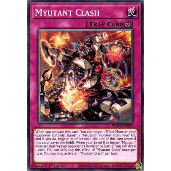 YuGiOh Phantom Rage Common Myutant Clash PHRA-EN095