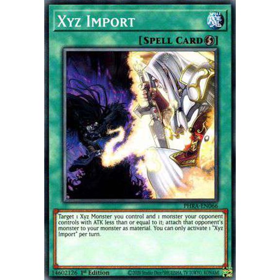 YuGiOh Phantom Rage Common Xyz Import PHRA-EN066