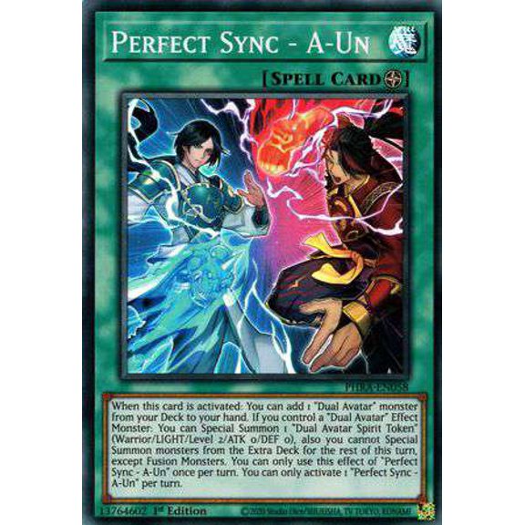 YuGiOh Phantom Rage Super Rare Perfect Sync - A-Un PHRA-EN058