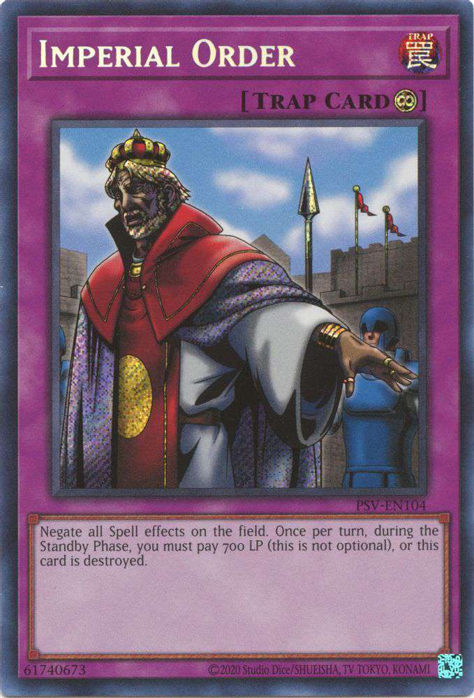 YuGiOh Pharaoh's Servant 25th Anniversary Secret Rare Imperial