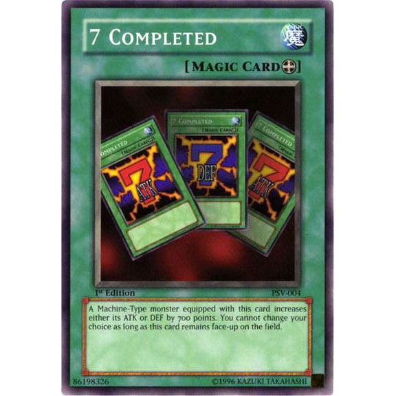 YuGiOh Pharaoh's Servant Common 7 Completed PSV-004 (1st Edition)