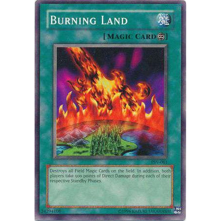 fire field card yugioh Yu-Gi-Oh! - Wild (FOTB-EN039) - Force of The Breaker - Unlimited Edition YuGiOh Pharaoh's Servant Common Burning