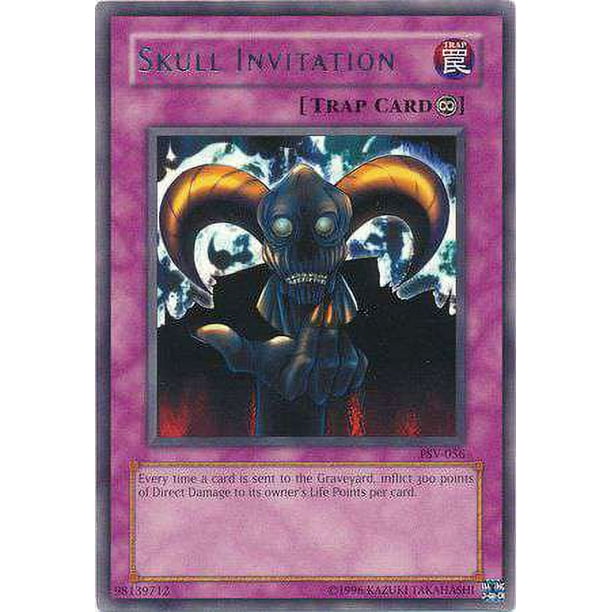 YuGiOh Pharaoh's Servant Rare Skull Invitation PSV056