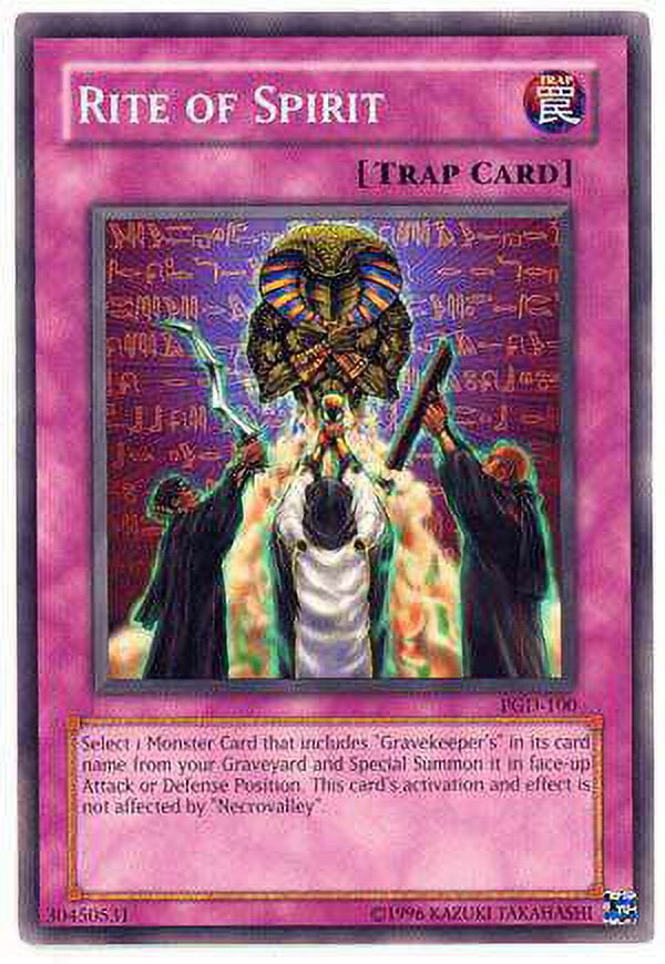yugioh spirit cards YuGiOh Pharaonic Guardian Common Rite of Spirit PGD-100