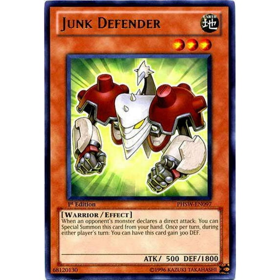 YuGiOh Photon Shockwave Rare Junk Defender PHSW-EN097